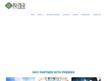 Tablet Screenshot of premiergroup.com.pk